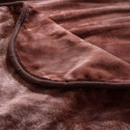 Κουβέρτα Αιγαίον Cloudy 160X220 Nutmeg